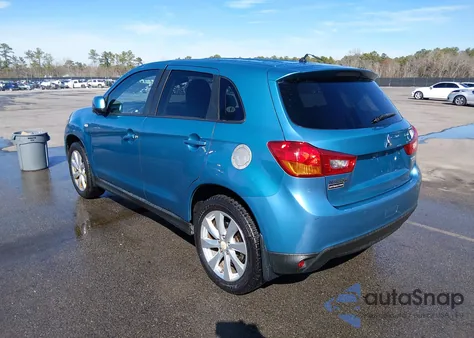2014 Mitsubishi Outlander Sport Es z USA, uszkodzony, nr VIN 4A4AP3AU9EE010578